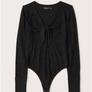 Abercrombie front tie body suit